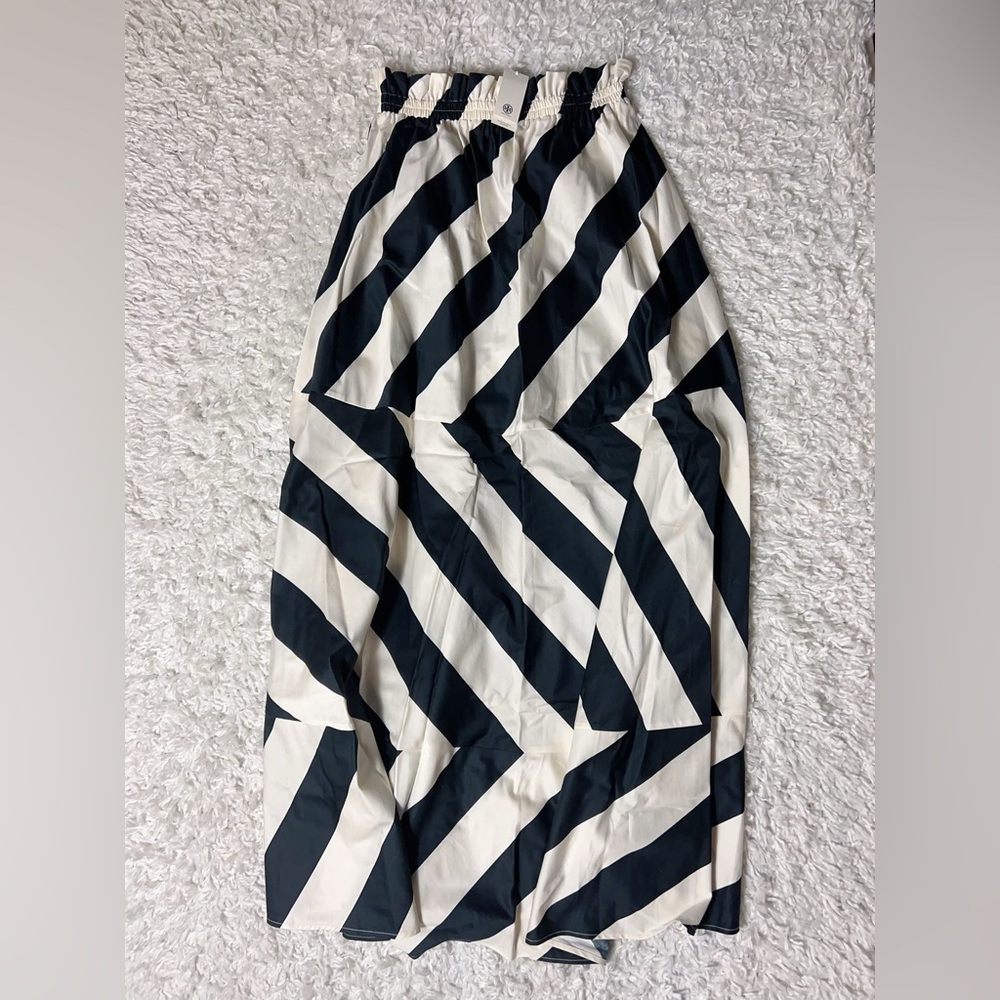 NWT $598 Tory Burch Wide Stripe Long Dress - Picture 11 of 13